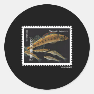 Usps絶滅危惧種Roanoke Logperch 離れ Ches ラウンドシール