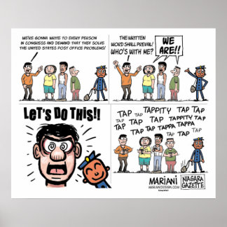 USPS編集漫画ポスター ポスター