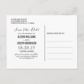 (USPS)赤ちゃんの息の紐ライト日付を保存 案内ポストカード (裏面)