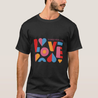 Usps Forever Usa Love Tシャツ
