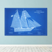 USRCアレクサンダーハミルトン – ABD キャンバスプリント (インサイチュ (ウッドフロア))