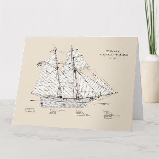 USRC Alexander Hamilton - SBD サンキューカード (正面)
