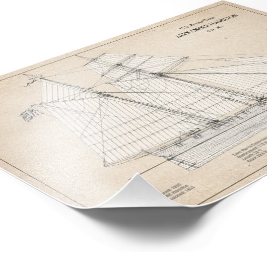 USRC Alexander Hamilton - SBD フォトプリント (角)
