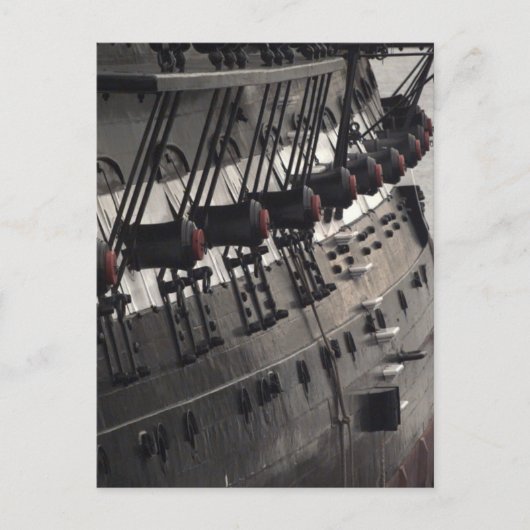 USSのスターボードキャノン ポストカード (正面)