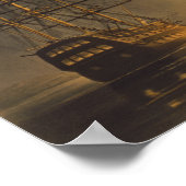 USSのフリゲートミズーリの爆発 ポスター (角)