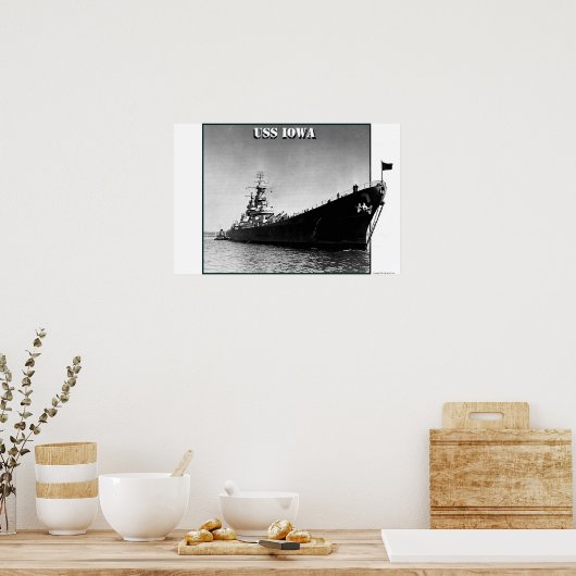 USSアイオワ ポスター (キッチン)
