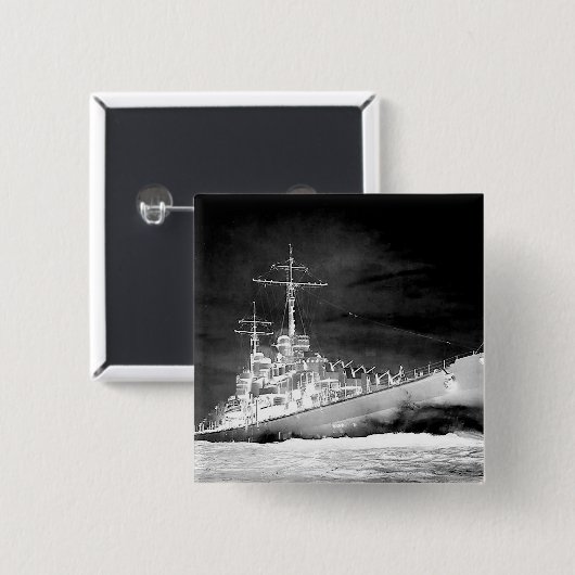 USSアトランタ 缶バッジ (正面&裏面)