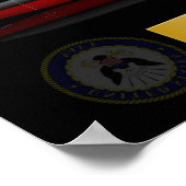 USSアトランタSSN 712プリント ポスター (角)