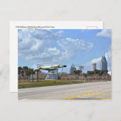 USSアラバマ戦艦メモリアル公園標識 ポストカード (正面/裏面)