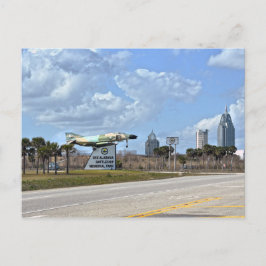 USSアラバマ戦艦メモリアル公園標識 ポストカード