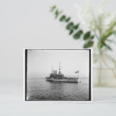 USSアラバマ戦艦c1902ヴィンテージ ポストカード (スタンド正面)