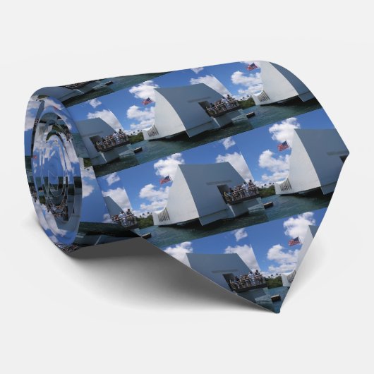 USSアリゾナの記念物 ネクタイ (ロール)