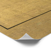 USSアリゾナ戦艦ブループリント1934 ポスター (角)