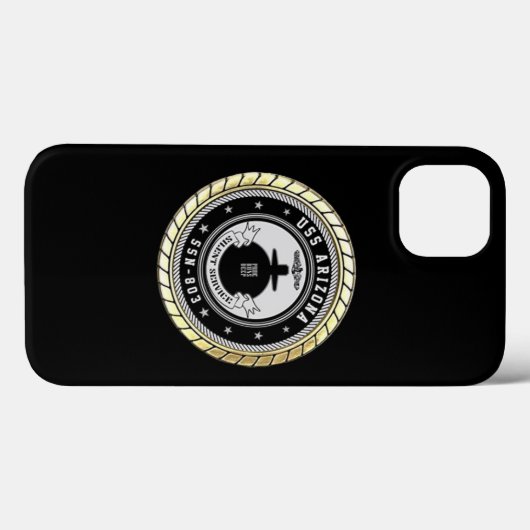 USSアリゾナ(SSN-803) Case-Mate iPhoneケース (裏面 (横))