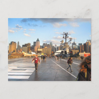 USSイントレピドのフライトデッキ ポストカード