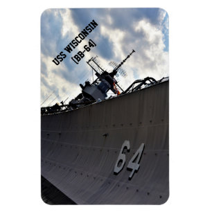 USSウィスコンシン(BB-64)~米国軍隊戦艦 マグネット