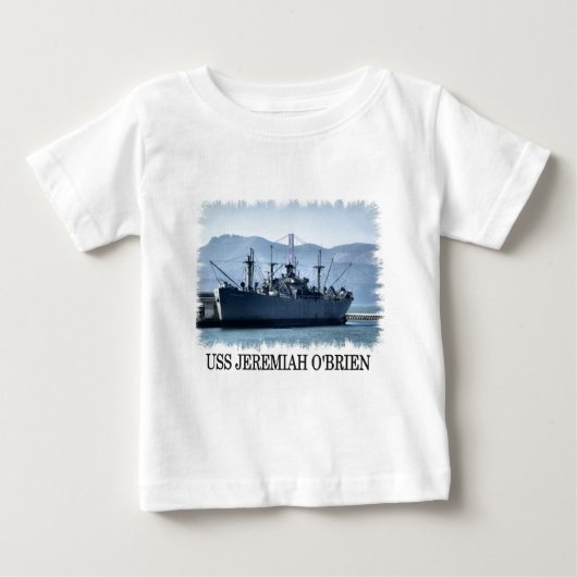 USSエレミアオブライエン ベビーTシャツ (正面)