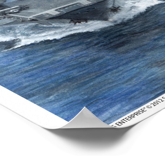 USSエンタープライズアートプリント ポスター (角)
