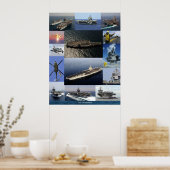 USSエンタープライズコラージュ ポスター (キッチン)