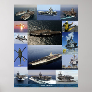 USSエンタープライズコラージュ ポスター