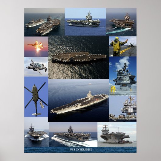 USSエンタープライズコラージュ ポスター (正面)