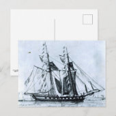 USSエンタープライズ ポストカード (正面/裏面)