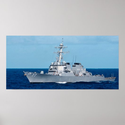 USSオカネ(DDG 77) ポスター (正面)