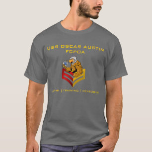 USSオスカーオースティンFCPOAの生きている頂上 Tシャツ