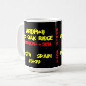 USSオークリッジARDM-1MUG コーヒーマグカップ (正面左)