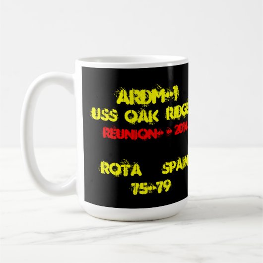 USSオークリッジARDM-1MUG コーヒーマグカップ (左)