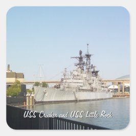 USSクローカーとUSSリトルロック スクエアシール