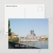 USSクローカーとUSSリトルロック ポストカード (正面/裏面)