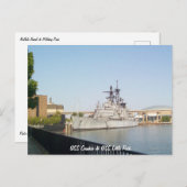 USSクローカーとUSSリトルロック ポストカード (正面/裏面)