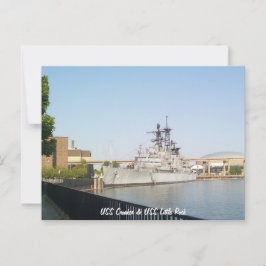 USSクローカーとUSSリトルロック ポストカード