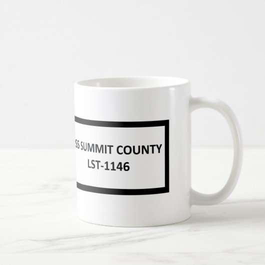 USSサミット郡ベトナム戦争の退役軍人 コーヒーマグカップ (右)