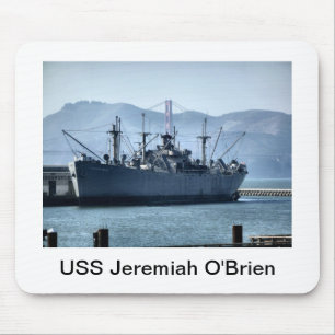 USSジェレミアO'Brien マウスパッド