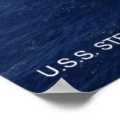 USSジョン・C・ステニス ポスター (角)