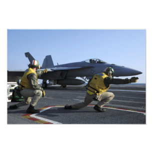 USSジョージHWブッシュの射手 フォトプリント           