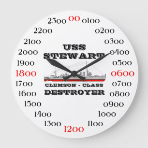 USSステュワート(DD-224) ラージ壁時計