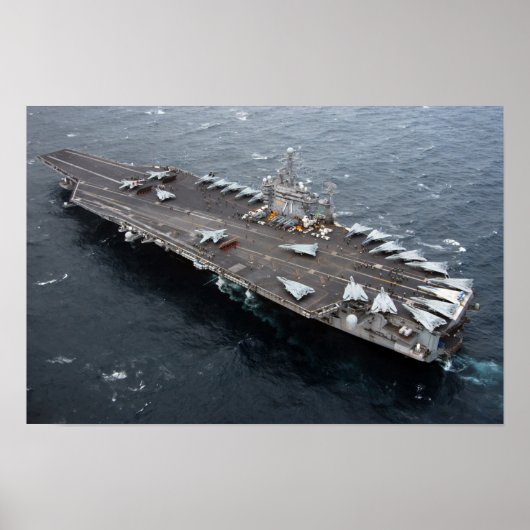 USSセオドア・ルーズベルト(CVN 71) ポスター (正面)