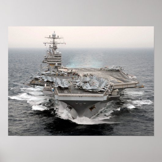 USSセオドア・ルーズベルト(CVN 71) ポスター (正面)