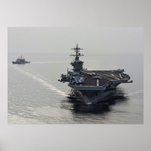 USSセオドア・ルーズベルト(CVN 71) ポスター (正面)
