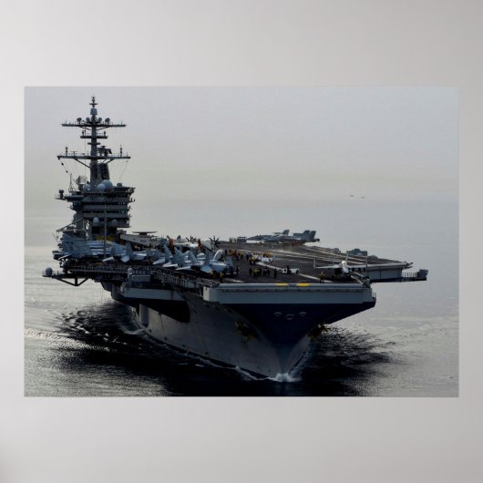 USSセオドア・ルーズベルト(CVN 71) ポスター (正面)