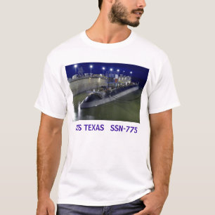 USSテキサス州 SSN-775の潜水艦 Tシャツ