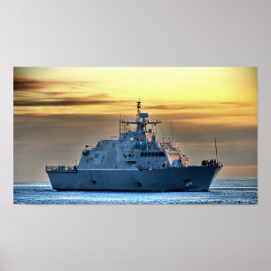 USSデトロイト(LCS-7) ポスター
