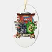 USSデンバーLPD-9の廃棄のオーナメント セラミックオーナメント (左)