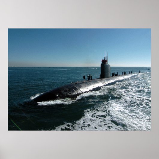 USSトペカ(SSN 754) ポスター (正面)