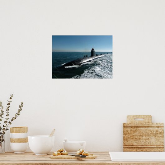 USSトペカ(SSN 754) ポスター (キッチン)