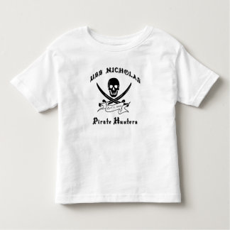 USSニコラスの海賊ハンターの子供のワイシャツ トドラーTシャツ