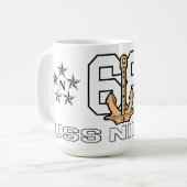 USSニミッツ68いかりMUG コーヒーマグカップ (正面左)